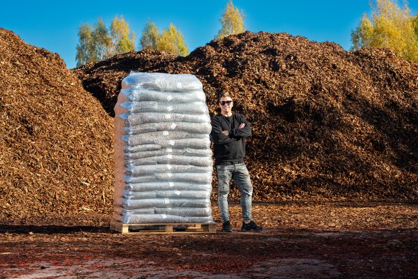 Kiefernrindennuggets mittlerer Fraktion (7-30 mm)