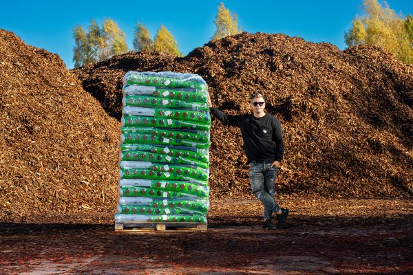 Wood Chips Mulch (20-40mm) – (Natural)